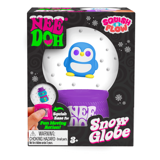 NeeDoh Squish N Flow Snow Globe 2WYT
